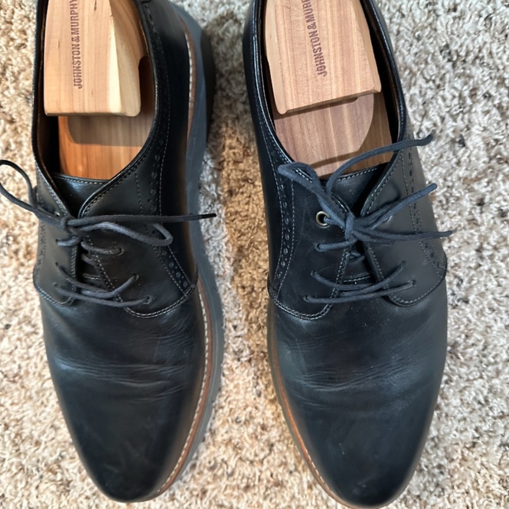johnston & murphy upton tie shoe - 12